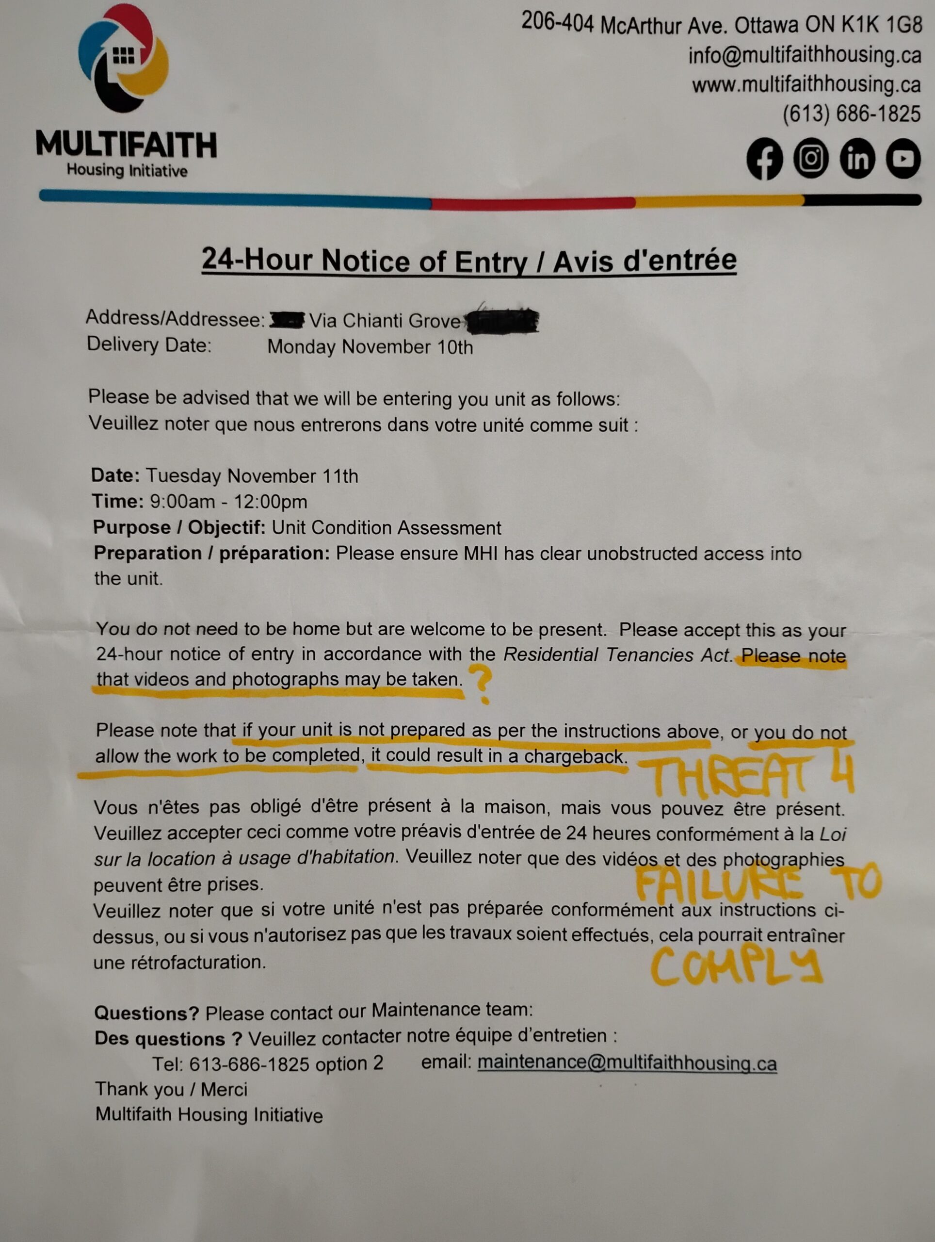 David Little for the John Howard Society of Sociopaths Doubles Down on Delinquency and LTB Michael Thiele Tantrum